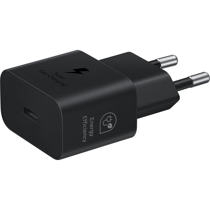 Зарядний пристрій мережевий Samsung 25Вт USB-С, чорний