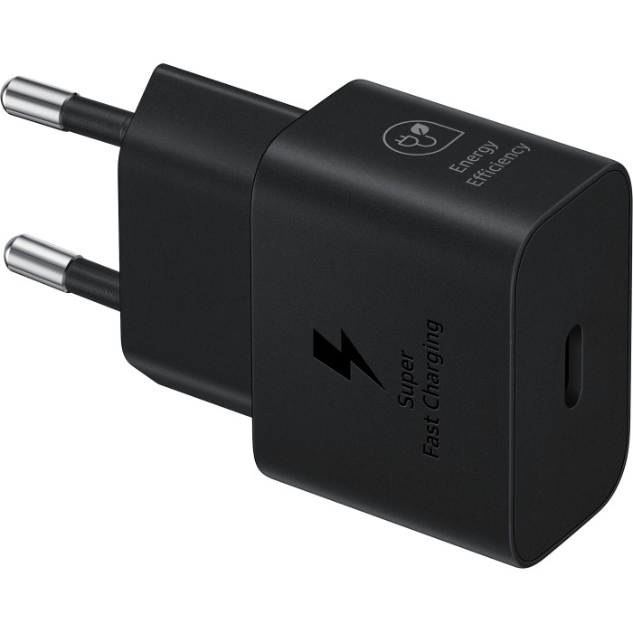 Зарядний пристрій мережевий Samsung 25Вт USB-С, чорний