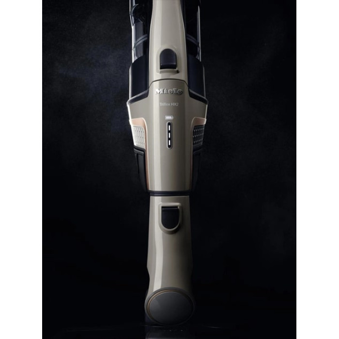 Пилосос Miele безпровідний SOML5 30 TRIFLEX HX2 Performance, 170Вт, сухе прибирання, конт пил -0,5л, автон. робота до 60/240хв, HEPA Lifetime, 3 в 1, Vortex, щітка Multi Floor XXL SEB 430,  щітка Electro Compact SEB 23, сірий кашемір, рожеве золото