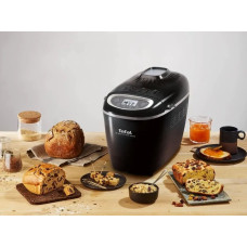 Хлібопічка Tefal Bread of the World 1600Вт, програм-19, макс.вага -1,5кг, форма-квадрат, пластик, чорний