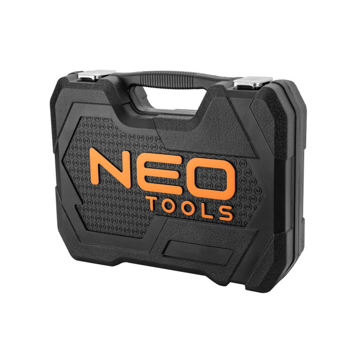 Набір інструментів Neo Tools, 233шт, 1/2", 1/4", 3/8", CrV, кейс