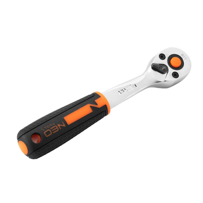Набір інструментів Neo Tools, набір торцевих головок, 46шт, 1/4", CrV, кейс