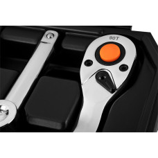 Набір інструментів Neo Tools, набір торцевих головок, 58шт, 1/2", CrV, кейс