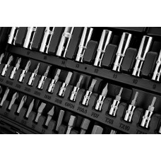 Набір інструментів Neo Tools, набір торцевих головок, 94шт, 1/2", 1/4", CrV, кейс