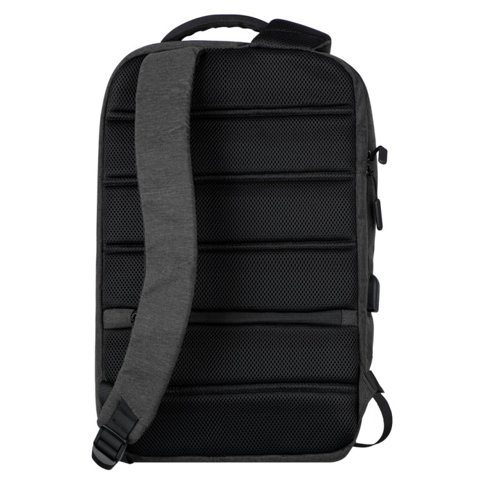 Рюкзак 2E, Melange 17", чорний