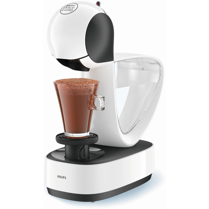 Кавоварка Krups капсульна Infinissima, 1.2л, капсули NESCAFE Dolce Gusto, білий