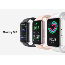 Фітнес-трекер Samsung Galaxy Fit 3 40мм (R390) 1.6', 256x402, AMOLED, BT 5.3, 16/256МБ, рожевий золотистий