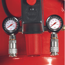 Компресор повітряний Einhell TC-AC 420/50/10 V, 2200Вт, 50л, 420л/хв, 10бар, 2 циліндри (V-подібний), 42кг