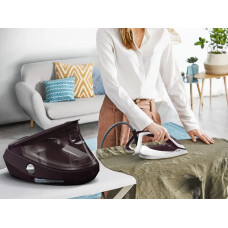 Праска-парогенератор Tefal Pro Express Ultimate, 3000Вт, 1200мл, паровий удар -600гр, постійна пара - 170гр, керам. підошва, бордовий