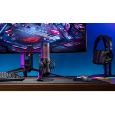 Мікрофон геймінговий ASUS ROG Carnyx, Omni, RGB, USB-A, 3м, чорний