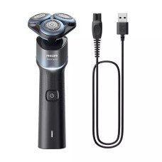 Бритва електр. Philips роторна Series 5000X, 4.5Вт,  бритв.головок-3, Li-Ion, сух.+волог., чорно-синій
