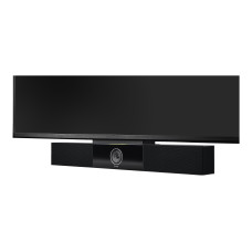 Система відеоконференцзв'язку Poly Studio USB, 4K, 6 х Uni-mic, радіус дії 4,57 м, 2 х динаміки, сертифікати Microsoft Teams, Zoom, чорний