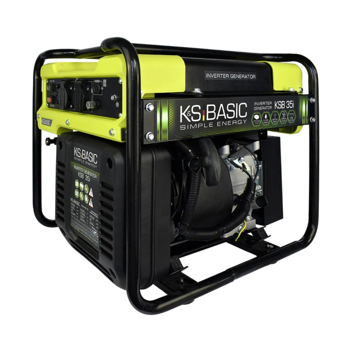 Генератор бензиновий інверторний Konner&Sohnen KSB 35i, 230В, 3.5кВт, ручний старт, 33кг