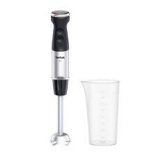 Блендер Tefal заглибний Quickchef+ 1000Вт, 3в1, чаша-800мл, чопер-500мл, турборежим, сріблясто-чорний