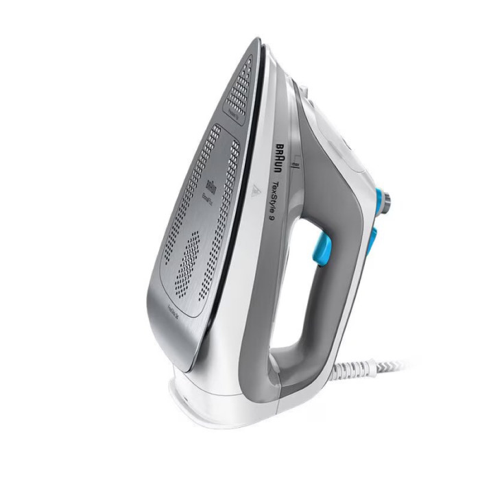 Праска Braun TexStyle 9, 3000Вт, 330мл, паровий удар -225гр, нерж. сталь, сірий