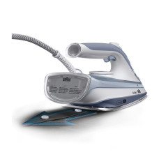 Праска Braun TexStyle 5, 2800Вт, 300мл, паровий удар -210гр, керам. підошва, біло-сірий