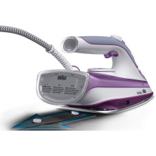 Праска Braun TexStyle 5, 2700Вт, 300мл, паровий удар -200гр, керам. підошва, біло-фіолетовий