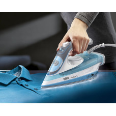 Праска Braun TexStyle 5, 2600Вт, 300мл, паровий удар -180гр, керам. підошва, біло-блакитний