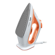 Праска Braun TexStyle 1, 1900Вт, 220мл, паровий удар -120гр, тефлон. підошва, біло-оранжева