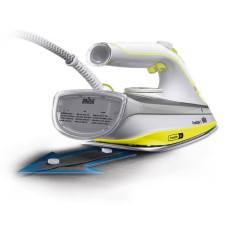 Праска Braun FreeStyle 5, 2600Вт, 300мл, паровий удар -210гр, керам. підошва, біло-жовтий