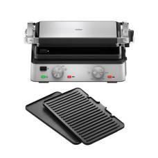 Гриль Braun  прижимний MultiGrill 7 CG 2000Вт, темп. режимів-3, з`ємні пластини, метал