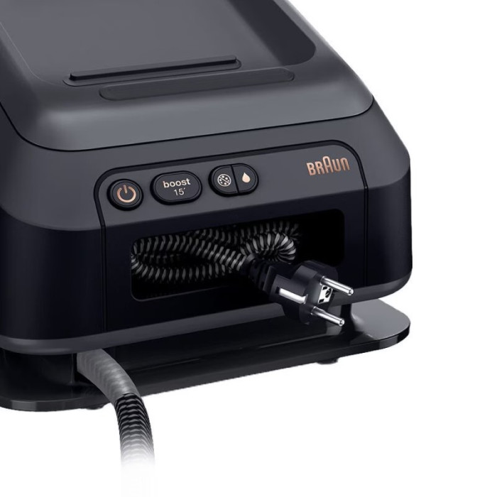 Прасувальна система Braun CareStyle 7 Pro, 2700Вт, 2000мл, паровий удар -650гр, нерж. сталь, чорний