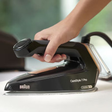 Прасувальна система Braun CareStyle 7 Pro, 2700Вт, 2000мл, паровий удар -650гр, нерж. сталь, чорний