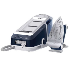 Прасувальна система Braun CareStyle 7 Pro, 2700Вт, 2000мл, паровий удар -600гр, нерж. сталь, біло-синій