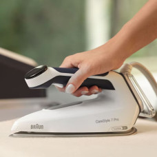 Прасувальна система Braun CareStyle 7 Pro, 2700Вт, 2000мл, паровий удар -600гр, нерж. сталь, біло-синій