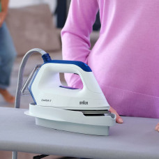 Прасувальна система Braun CareStyle 3, 2400Вт, 2000мл, паровий удар -460гр, нерж. сталь, біло-синій