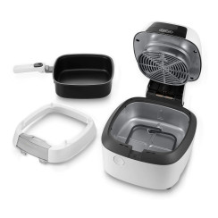 Мультипіч DeLonghi IdealFry 1700Вт, чаша-3,5л, механічне керування, 6 авто. программ, пластик, білий
