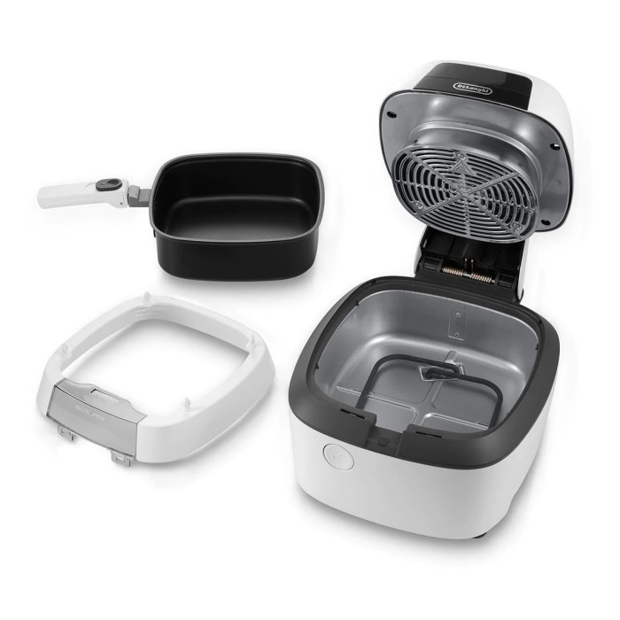 Мультипіч DeLonghi IdealFry 1700Вт, чаша-3,5л, механічне керування, 6 авто. программ, пластик, білий