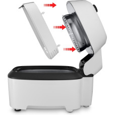 Мультипіч DeLonghi IdealFry 1700Вт, чаша-3,5л, механічне керування, 6 авто. программ, пластик, білий