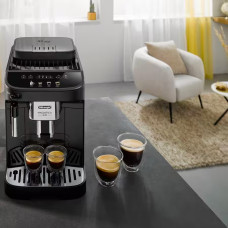 Кавомашина Delonghi Magnifica Evo, 1.8л, зерно+мелена, ручний капуч, дисплей, авторецептів -4, чорний