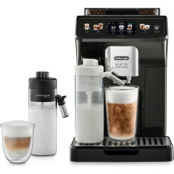 Кавомашина Delonghi Eletta Explore, 1.8л, зерно+мелена, автомат.капуч, авторецептів -50, чорний