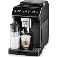 Кавомашина Delonghi Eletta Explore, 1.8л, зерно+мелена, автомат.капуч, авторецептів -50, чорний