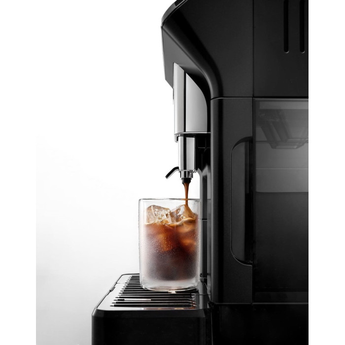 Кавомашина Delonghi Eletta Explore, 1.8л, зерно+мелена, автомат.капуч, авторецептів -50, чорний