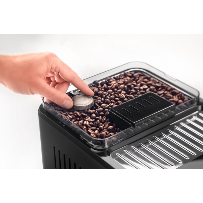 Кавомашина Delonghi Eletta Explore, 1.8л, зерно+мелена, автомат.капуч, авторецептів -50, чорний