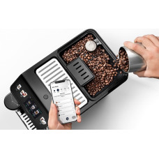 Кавомашина Delonghi Eletta Explore, 1.8л, зерно+мелена, автомат.капуч, авторецептів -50, чорний