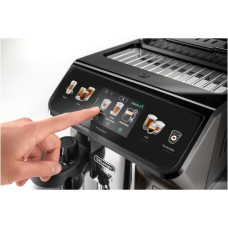 Кавомашина Delonghi Eletta Explore, 1.8л, зерно+мелена, автомат.капуч, авторецептів -50, графіт