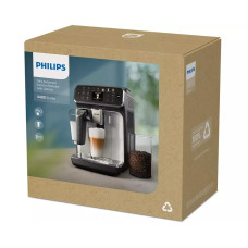 Кавомашина Philips Series 4400 LatteGo, 1.8л, зерно+мелена, автомат.капуч, дисплей, авторецептів -12, чорний