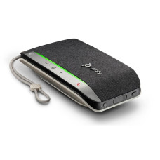 Спікерфон Poly Sync 20+ з адаптером BT700, сертифікат Microsoft Teams, 3 x Bi-Mic, радіус 2 м, USB-C, Bluetooth, сірий