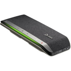 Спікерфон Poly Sync 40+ з адаптером BT700A, 3 x Bi-Mic, радіус 2,5 м, 1 х динамік, USB-A, USB-C, Bluetooth, сірий