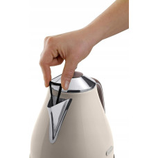 Електрочайник DeLonghi Icona Vintage, 1.7л, нержавіюча сталь, бежевий