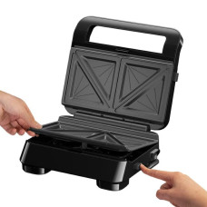 Мультимейкер Braun SnackMaker 5 SILVBK 800Вт, тефлон, 2 пластини, корпус-пластик, сріблястий