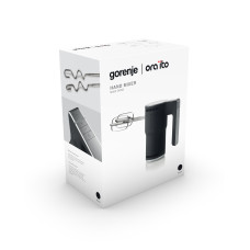 Міксер Gorenje ручний 400Вт, насадки-4, чорний