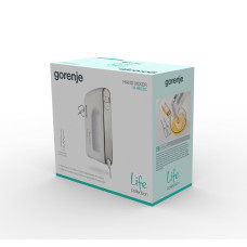 Міксер Gorenje ручний 460Вт, насадки-4, турборежим, білий