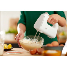 Міксер Philips ручний Daily Collection 300Вт, насадки-2, турборежим, білий
