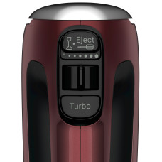 Міксер Tefal ручний Powermix Silence 600Вт, насадки-4, турборежим, бордовий