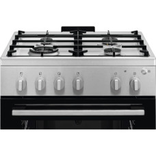 Плита Electrolux газова, 59л, 60x60см, чавун, нерж